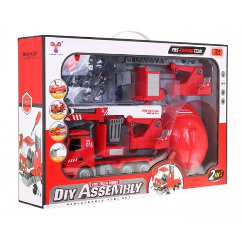 Autko Straż Pożarna 2w1 Kask  ZAU.YW9087